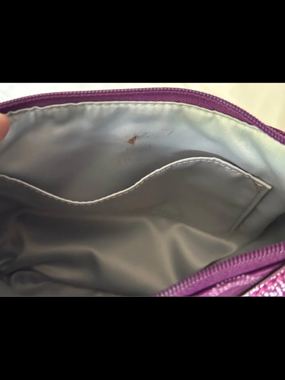 Coach Purple Signature Jacquard Crossbody Bag